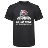Maillot de Sport Homme Taekwondo Une Legende Tu Deviendras - T-Shirt Respirant Polyester Manches Courtes - Cadeau Sportif Anniversaire Noël Fête des Pères