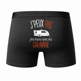 Caleçon J'peux Pas J'Ai Caravane - Humour Boxer Coton Idée Cadeau