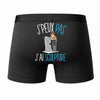 Caleçon J'peux Pas J'Ai Sculpture - Humour Boxer Coton Idée Cadeau