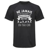 Maillot de Sport Homme Tai CHI Copie Quinquagenaire Homme - T-Shirt Respirant Polyester Manches Courtes - Cadeau Sportif Anniversaire Noël Fête des Pères