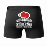 Caleçon Une légende Te Forma Tennis Taille L - Dos - Humour Boxer Coton Motif Métier Idée Cadeau Anniversaire Noël Homme