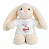 Peluche Lapin Bébé Doudou Future Meilleure Agent Immobilier Cadeau Naissance Garçon Nouveau-Né Baby Shower