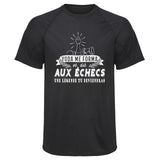 Maillot de Sport Homme Echecs Une Legende Tu Deviendras - T-Shirt Respirant Polyester Manches Courtes - Cadeau Sportif Anniversaire Noël Fête des Pères