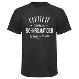 Maillot de Sport Homme Bio-informaticien - T-Shirt Respirant Polyester Manches Courtes - Cadeau Sportif Anniversaire Noël Fête des Pères