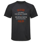Maillot de Sport Homme pour Un Gaston Aussi Genial - T-Shirt Respirant Polyester Manches Courtes - Cadeau Sportif Anniversaire Noël Fête des Pères