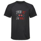 Maillot de Sport Homme Manille Copie Jpeux Pas - T-Shirt Respirant Polyester Manches Courtes - Cadeau Sportif Anniversaire Noël Fête des Pères