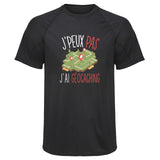 Maillot de Sport Homme Geocaching Copie Jpeux Pas - T-Shirt Respirant Polyester Manches Courtes - Cadeau Sportif Anniversaire Noël Fête des Pères