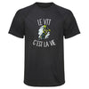 Maillot de Sport Homme VTT Cest la Vie - T-Shirt Respirant Polyester Manches Courtes - Cadeau Sportif Anniversaire Noël Fête des Pères