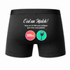 Caleçon VIN C'est Un Match - Dos - Humour Boxer Coton Motif Métier Idée Cadeau Anniversaire Noël Homme