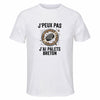 Maillot de Sport Homme Palais Breton J'peux Pas - T-Shirt Respirant Polyester Manches Courtes - Cadeau Sportif Anniversaire Noël Fête des Pères