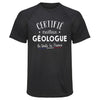 Maillot de Sport Homme Geologue - T-Shirt Respirant Polyester Manches Courtes - Cadeau Sportif Anniversaire Noël Fête des Pères