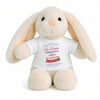 Peluche Lapin Bébé Doudou Futur Meilleur Clerc de Notaire Cadeau Naissance Garçon Nouveau-Né Baby Shower