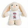 Peluche Lapin Bébé Doudou Lana Humour Changez Couches Cadeau Naissance Nouveau-Né Baby Shower