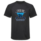 Maillot de Sport Homme Rafting Copie Jpeux Pas - T-Shirt Respirant Polyester Manches Courtes - Cadeau Sportif Anniversaire Noël Fête des Pères