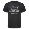 Maillot de Sport Homme Cardiologue - T-Shirt Respirant Polyester Manches Courtes - Cadeau Sportif Anniversaire Noël Fête des Pères