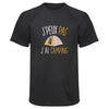 Maillot de Sport Homme Camping Copie Jpeux Pas - T-Shirt Respirant Polyester Manches Courtes - Cadeau Sportif Anniversaire Noël Fête des Pères