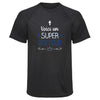 Maillot de Sport Homme Docteur Super - T-Shirt Respirant Polyester Manches Courtes - Cadeau Sportif Anniversaire Noël Fête des Pères
