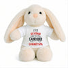 Peluche Lapin Bébé Doudou Je Veux Devenir Carrosier comme Papa Cadeau Naissance Nouveau-Né Baby Shower