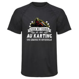Maillot de Sport Homme Karting Une Legende Tu Deviendras - T-Shirt Respirant Polyester Manches Courtes - Cadeau Sportif Anniversaire Noël Fête des Pères