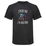 Maillot de Sport Homme Jpeux Pas Athletisme Copie Jpeux Pas - T-Shirt Respirant Polyester Manches Courtes - Cadeau Sportif Anniversaire Noël Fête des Pères