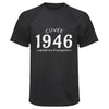 Maillot de Sport Homme 1946 Cuvee Grand Cru - T-Shirt Respirant Polyester Manches Courtes - Cadeau Sportif Anniversaire Noël Fête des Pères