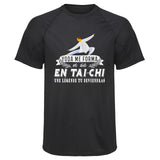 Maillot de Sport Homme Tai-chi Une Legende Tu Deviendras - T-Shirt Respirant Polyester Manches Courtes - Cadeau Sportif Anniversaire Noël Fête des Pères