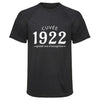 Maillot de Sport Homme 1922 Cuvee Grand Cru - T-Shirt Respirant Polyester Manches Courtes - Cadeau Sportif Anniversaire Noël Fête des Pères