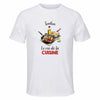 Maillot de Sport Homme pour Tonton Cuisine - T-Shirt Respirant Polyester Manches Courtes - Cadeau Sportif Anniversaire Noël Fête des Pères