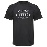 Maillot de Sport Homme Rappeur - T-Shirt Respirant Polyester Manches Courtes - Cadeau Sportif Anniversaire Noël Fête des Pères