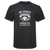 Maillot de Sport Homme Barbecue Copie Quinquagenaire Homme - T-Shirt Respirant Polyester Manches Courtes - Cadeau Sportif Anniversaire Noël Fête des Pères
