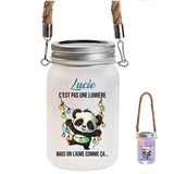 Lanterne Lucie Panda Lumière | Lampe Jardin Idée Décoration Cadeau