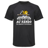Maillot de Sport Homme Kendo Une Legende Tu Deviendras - T-Shirt Respirant Polyester Manches Courtes - Cadeau Sportif Anniversaire Noël Fête des Pères