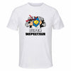 Maillot de Sport Homme Super Inspecteur - T-Shirt Respirant Polyester Manches Courtes - Cadeau Sportif Anniversaire Noël Fête des Pères