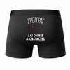 Caleçon J'peux Pas J'Ai Course à Obstacles - Humour Boxer Coton Idée Cadeau