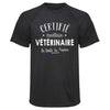 Maillot de Sport Homme Veterinaire - T-Shirt Respirant Polyester Manches Courtes - Cadeau Sportif Anniversaire Noël Fête des Pères