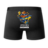 Caleçon Super Cuisinier - Dos - Humour Boxer Coton Motif Métier Idée Cadeau Anniversaire Noël Homme
