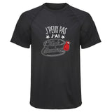 Maillot de Sport Homme Kick Boxing Copie Jpeux Pas - T-Shirt Respirant Polyester Manches Courtes - Cadeau Sportif Anniversaire Noël Fête des Pères