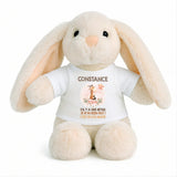 Peluche Lapin Bébé Doudou Constance Cou Monte Girafe Cadeau Naissance Fille Nouveau-Né Baby Shower