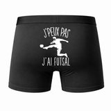 Caleçon J'peux Pas J'Ai Futsal - Humour Boxer Coton Idée Cadeau