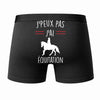 Caleçon J'peux Pas J'Ai Équitation - Humour Boxer Coton Idée Cadeau