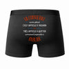 Caleçon Un Consultant Aussi génial - Dos - Humour Boxer Coton Motif Métier Idée Cadeau Anniversaire Noël Homme