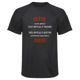 Maillot de Sport Homme pour Un Ilyan Aussi Genial - T-Shirt Respirant Polyester Manches Courtes - Cadeau Sportif Anniversaire Noël Fête des Pères