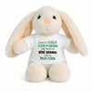 Peluche Lapin Bébé Doudou Humour Cote Dorien Cadeau Naissance Nouveau né Fille garçon Baby Shower