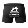 Caleçon Une légende Te Forma Parkour - Dos - Humour Boxer Coton Motif Métier Idée Cadeau Anniversaire Noël Homme