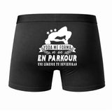 Caleçon Une légende Te Forma Parkour - Dos - Humour Boxer Coton Motif Métier Idée Cadeau Anniversaire Noël Homme