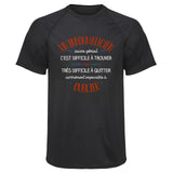 Maillot de Sport Homme pour Un Informaticien Aussi Genial - T-Shirt Respirant Polyester Manches Courtes - Cadeau Sportif Anniversaire Noël Fête des Pères