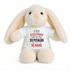 Peluche Lapin Bébé Doudou L'assistante du Potager de Mamie Cadeau Naissance Fille Nouveau-Né Baby Shower