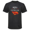 Maillot de Sport Homme pour Merci Footballeur Genial - T-Shirt Respirant Polyester Manches Courtes - Cadeau Sportif Anniversaire Noël Fête des Pères