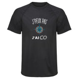 Maillot de Sport Homme Course D_Orientation Copie Jpeux Pas - T-Shirt Respirant Polyester Manches Courtes - Cadeau Sportif Anniversaire Noël Fête des Pères