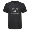 Maillot de Sport Homme Jpeux Pas Pieds Carre Jpeux Pas - T-Shirt Respirant Polyester Manches Courtes - Cadeau Sportif Anniversaire Noël Fête des Pères